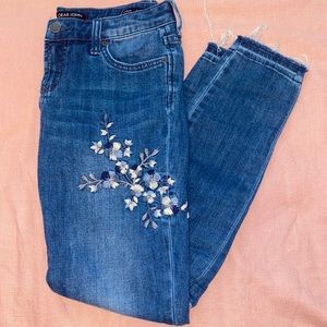 Dear John embroidered skinny jeans